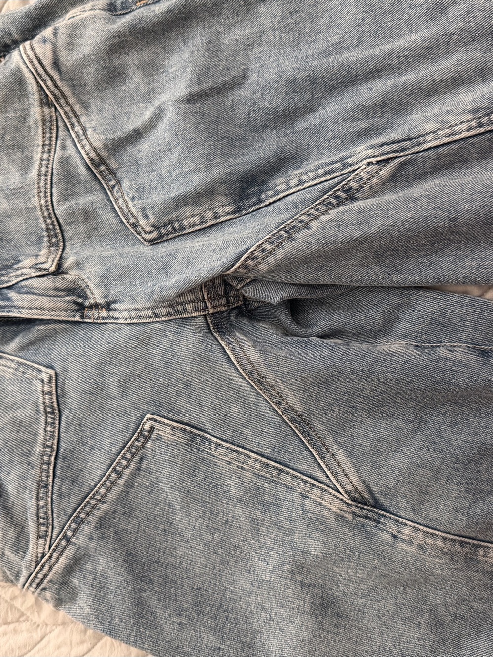 Pacsun Light Blue Star Jorts